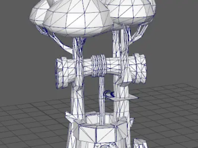 agic well Low-poly 3D model