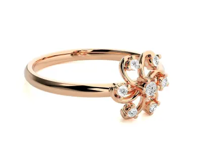 Women ring 3D print model 97