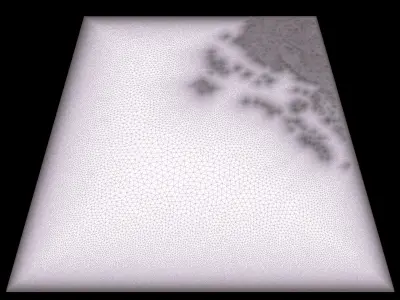 NEOM city topography Saudi Arabia - tile n25 e36 3D model