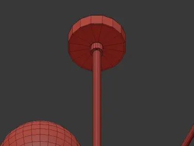 Ball Valley Random Chandelier 3D model