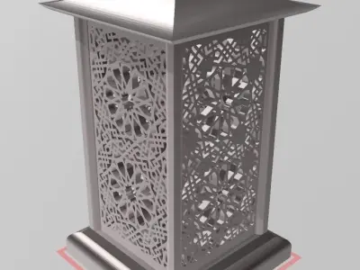 HM Arabic Lantern Candle Holder 3D Printing Model  BIG DISCOUNT  3D print model