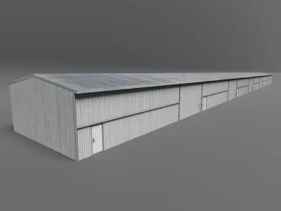 building07 Low-poly 3D model