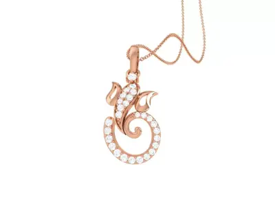 Spiritual Ganesha Pendant 3D print model purchase