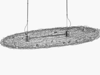 Brand Van Egmond Crystal Waters Chandelier 3D model