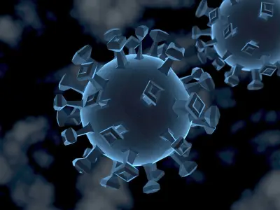 Covid19 CoronaVirus 3D model