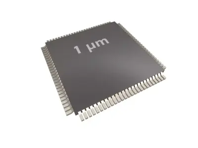 Chip v1 006 Low-poly 3D model