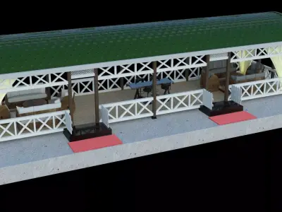 Garden Camellia 3d Model 3D model