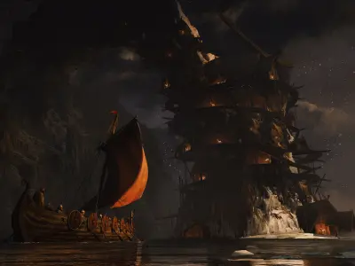 Viking Village Pack and Kit  3D model