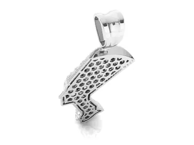 Diamond Egyptian Queen Cleopatra Pendant  3D print model