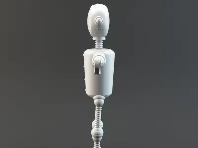 GraphBot robot 3D model