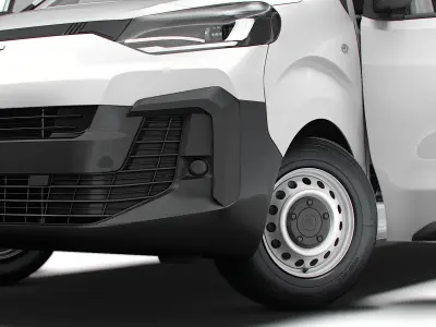 Fiat Scudo CombiVan L3 HQ Interior 2025 3D model