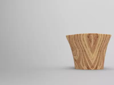Kea Vase Low-poly 3D model