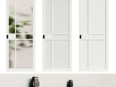 Interior door 004 3D model