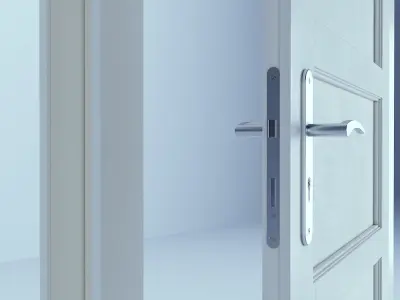 White Door 34 3D model