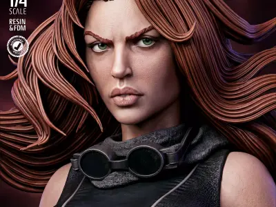 STAR WARS Mara Jade Portrait Bust  3D print model