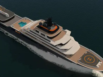  REV Explorer Yacht Dynamic Simulation 