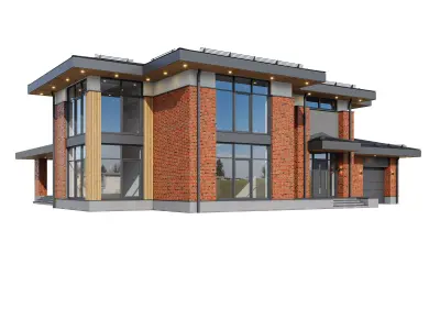 Rait House with BLENDER file 3D model