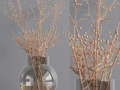 Collaction Plants Bouquet 03 3D model