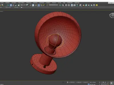 EDENDALE ANGLED SCONCE Low-poly 3D model