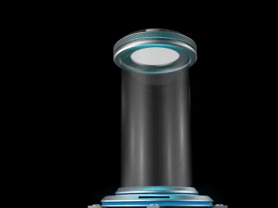 Sci Fi Liquid Cylinder 3D model buy