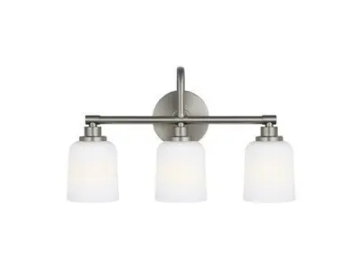 Randwick Satin Nickel Vanity light - 2 Colour 3D model