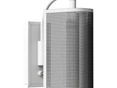 Wall lamp made of perforated metal Darja LaRedoute 3D model