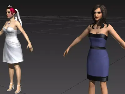 TwinStyle Dames 3D model