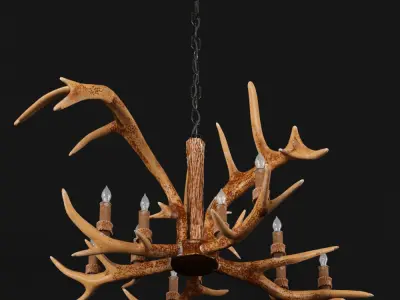 Pendent lamp Omnilux OML-52003-08 3D model