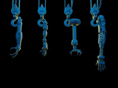 Robot Arm Packet 3D model