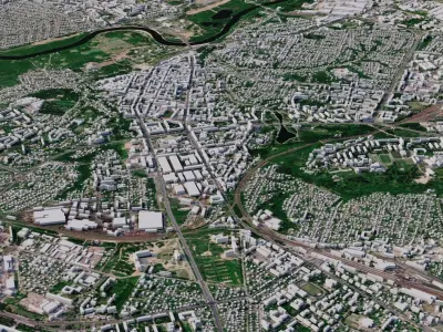 Mogilev - Belarus 3D model
