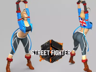 cammy street fighter 6 3D print model