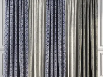 Curtain Set 71 3D model