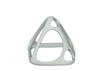 SciFi Cube Object No 57986 Low Poly Shape Low-poly 3D model