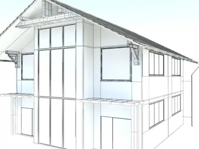 country house 3D model