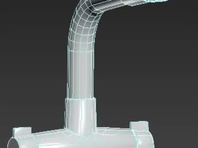 Kitchen and bathroom Tap 5 3D model