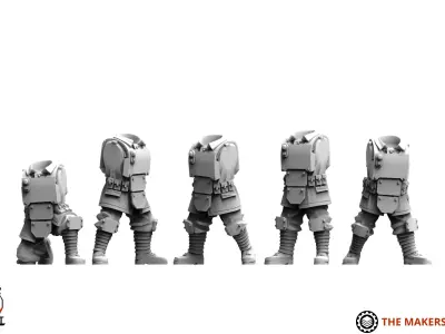 Valour Korps - Headless Bodies 3D print model