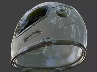 SciFi Helmet 3D model