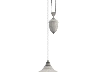 The Creamware Rise and Fall Light by deVOL 3D model