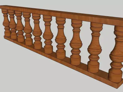 Baluster 3D Model Download 3D model Sketchup 3D model 3D model