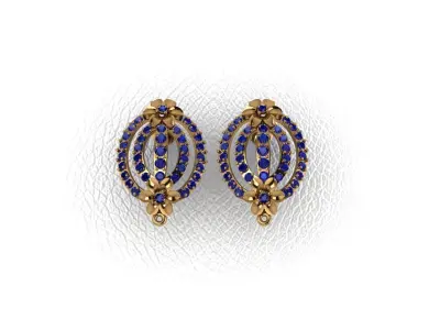 Elegant Earrings 3D print model