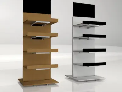 cosmetic rack  Free 3D model