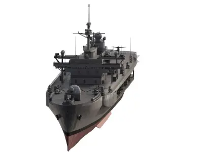 US NAVY AMPHIBIOUS ASSAULT SHIP 3D model