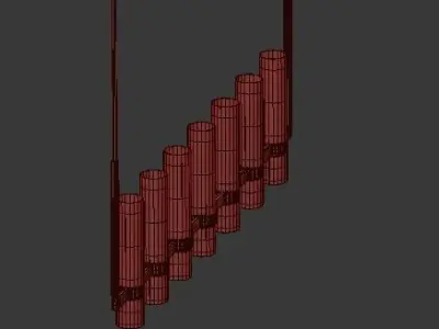 RAVELLE LINEAR CHANDELIER 3D model