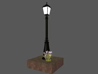 Lamppost-Street Light 3D model