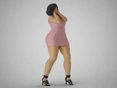 Street Girl 2 3D print model