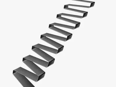 Modern Stairs 2 3D model
