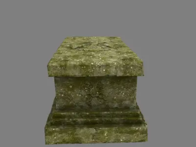 base statue 24 Low-poly 3D model