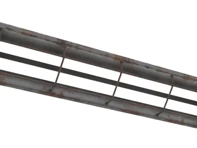 Wall Light 2 Textured 3D model