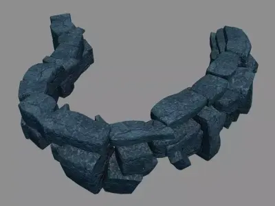 Gangs demon - Cliff 01 3D model