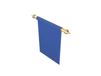 Pennant V1 002 Low-poly 3D model